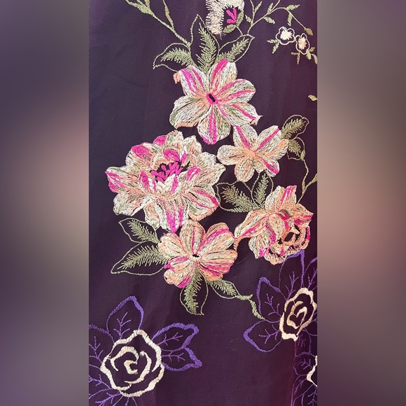 Anthropologie ICE embroidered dress size medium - Picture 4 of 6